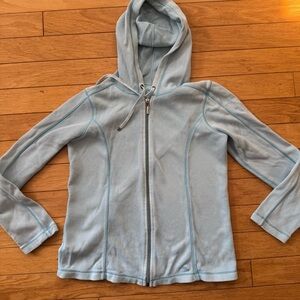 Tommy Bahama light blue zip-up hoodie